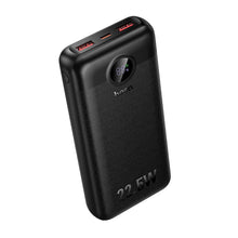 Заредете изображение във визуализатора на галерията – Powerbank Hoco 20000 mAh QC 22,5W+PD 20W LED J172A black
