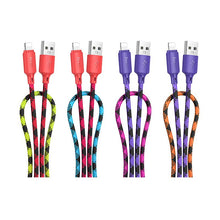 Заредете изображение във визуализатора на галерията – Cable USB A to Lightning Hoco 2,4A 1 m X116 gradient purple

