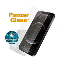 Заредете изображение във визуализатора на галерията – PanzerGlass Standard Super+ antibacterial tempered glass for iPhone 12 / 12 Pro
