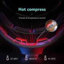 Заредете изображение във визуализатора на галерията – SKG K5 Pro massager, electrostimulator for the neck with compress - white
