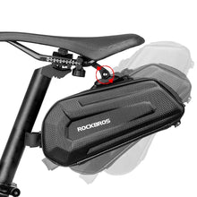Заредете изображение във визуализатора на галерията – Rockbros B69 bicycle saddle bag 1.7l with easy release system - black
