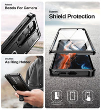 Заредете изображение във визуализатора на галерията – Tech-Protect Kevlar Pro case for Samsung Galaxy S23 Ultra - black
