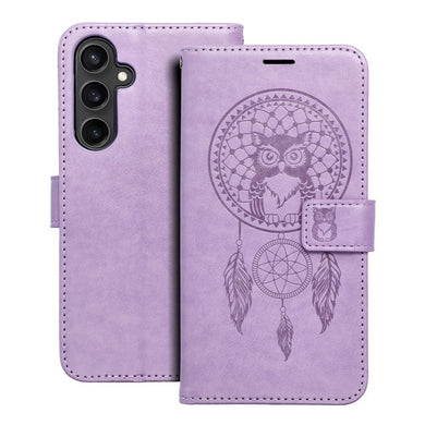 Калъф тип книга MEZZO за SAMSUNG S23 FE dreamcatcher лилав