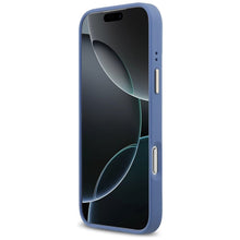 Заредете изображение във визуализатора на галерията – GUESS case for IPHONE 17 Pro Max compatible with MagSafe GUHMP17XP4MSEGCB (PU 4G W/ Classic) blue
