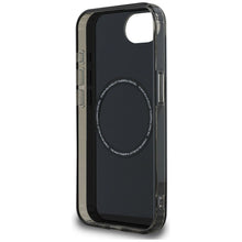 Заредете изображение във визуализатора на галерията – BMW case for IPHONE 16e (SE 4 2025) compatible with MagSafe BMHMPSE424HBMKH (IML Metal White Circle) black
