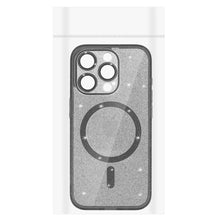 Заредете изображение във визуализатора на галерията – Glitter Magsafe Case for Iphone 12 Pro black clear
