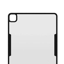 Заредете изображение във визуализатора на галерията – PanzerGlass ClearCase antibacterial case for iPad Pro 12.9" 2018 / 2020 / 2021 - transparent and black
