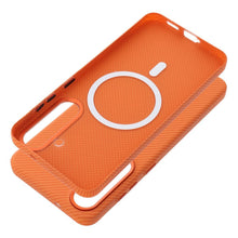 Заредете изображение във визуализатора на галерията – Case KEVLAR compatible with MagSafe for SAMSUNG S25 FE cosmic orange
