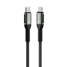 Заредете изображение във визуализатора на галерията – FORCELL F-ENERGY C259 cable Type C to Lightning PD 3A 27W Cafule 0,5 m black
