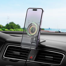 Заредете изображение във визуализатора на галерията – Borofone Car holder BH212 Riley with induction charging with stick-on base black
