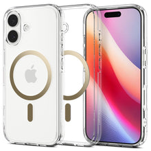 Заредете изображение във визуализатора на галерията – SPIGEN case ULTRA HYBRID MAG compatible with MagSafe for IPHONE 17 clear gold
