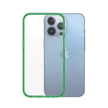 Заредете изображение във визуализатора на галерията – PanzerGlass ClearCase Antibacterial Military Grade Certified Case for iPhone 13 Pro - Transparent Green
