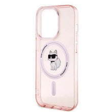 Заредете изображение във визуализатора на галерията – Karl Lagerfeld IML Choupette MagSafe case for iPhone 14 Pro Max - pink
