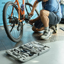 Заредете изображение във визуализатора на галерията – Rockbros 43210810001 bicycle repair kit - gray
