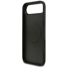Заредете изображение във визуализатора на галерията – GUESS case for IPHONE 17 Air compatible with MagSafe GUHMP17MG4GFRK (PU 4G Ring Classic Logo) black
