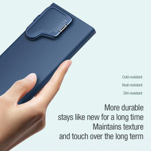 Заредете изображение във визуализатора на галерията – Nillkin CamShield Silky Prop Silicone Case for Samsung Galaxy S24 Ultra - black
