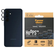 Заредете изображение във визуализатора на галерията – PanzerGlass Hoops Camera Protection for Samsung Galaxy A35 5G - with Black Frame
