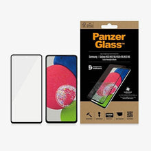 Заредете изображение във визуализатора на галерията – PanzerGlass E2E Microfracture antibacterial glass for Samsung Galaxy A52 / A52 5G / A53 5G - with black frame
