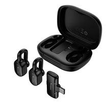 Заредете изображение във визуализатора на галерията – Wireless lavalier microphone USB C Hoco L27 black
