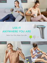 Заредете изображение във визуализатора на галерията – SKG F5-EN massage gun for the whole body - gray
