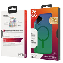Заредете изображение във визуализатора на галерията – ZAGG case MILAN SNAP compatible with MagSafe for IPHONE 17 raven feather
