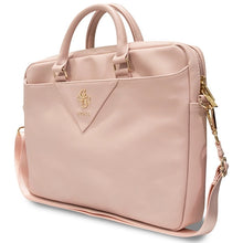 Заредете изображение във визуализатора на галерията – Guess Triangle 4G bag for a 16" laptop - pink
