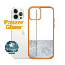 Заредете изображение във визуализатора на галерията – PanzerGlass ClearCase case for iPhone 12 / 12 Pro - transparent orange
