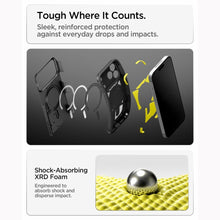 Заредете изображение във визуализатора на галерията – SPIGEN case RUGGED ARMOR compatible with MagSafe for IPHONE 18 Pro Max / 17 Pro Max matte black
