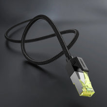 Заредете изображение във визуализатора на галерията – Ugreen NW150 80421 Ethernet RJ45 Cat 7 10Gbps Cable 1m - Black
