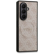 Заредете изображение във визуализатора на галерията – GUESS case for SAMSUNG Z Fold7 GUHMZFD7P4MSEGCP (Magnetic 4G PU W/ Classic) pink
