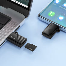 Заредете изображение във визуализатора на галерията – Card reader TF 2.0 USB-C Hoco HB53 black
