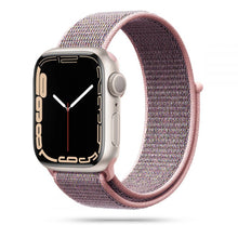 Заредете изображение във визуализатора на галерията – Tech-Protect Nylon Strap for Apple Watch 4/5/6/7/8/9/SE (38/40/41 mm) - Pink
