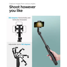 Заредете изображение във визуализатора на галерията – Spigen S560W Bluetooth selfie stick with tripod - black
