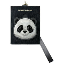 Заредете изображение във визуализатора на галерията – NIMMY set 3in1 phone bag + wallet + gps cover BIG EYED PET 2.0 Panda black
