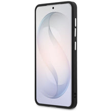 Заредете изображение във визуализатора на галерията – GUESS case for SAMSUNG S26 GUHMS26SPFGTSCMK (Fixed Glitter Triangle MagSafe) black
