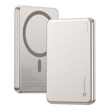 Заредете изображение във визуализатора на галерията – Powerbank compatible with MagSafe Forcell F-Energy Slim F5K9 QC4.0 PD3.0 15W 5000 mAh cloud dancer
