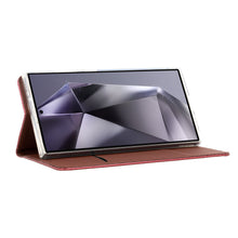 Заредете изображение във визуализатора на галерията – Smart Magneto Case for Samsung Galaxy M15 5G burgundy
