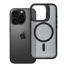 Заредете изображение във визуализатора на галерията – Case for iPhone 16 PRO Forcell F-Protect Shadow Stand Premium compatible with MagSafe black
