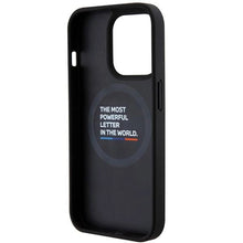 Заредете изображение във визуализатора на галерията – BMW Quilted Tricolor MagSafe case for iPhone 15 Pro Max - black
