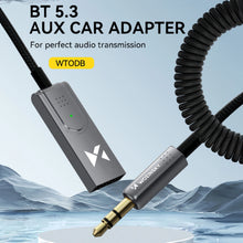 Заредете изображение във визуализатора на галерията – Wozinsky WTODB Bluetooth 5.3 audio adapter / AUX audio receiver
