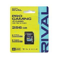 GOODRAM RIVAL Memory card microSD 256GB 100MB/s class 10 UHS-I V30 A2 with adapter SD