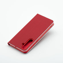 Заредете изображение във визуализатора на галерията – LUNA Book Carbon for XIAOMI Redmi Note 14 4G (GLOBAL - 164,84mm x 78,15mm x 8,16mm) red
