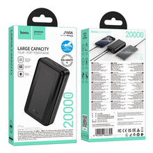 Заредете изображение във визуализатора на галерията – Powerbank Hoco 20000 mAh 2A J165A black

