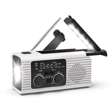 Заредете изображение във визуализатора на галерията – PRISTAR radio FM with flashlight 4000 mAh YX318 white
