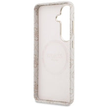 Заредете изображение във визуализатора на галерията – GUESS case for SAMSUNG S26 GUHMS26SP4GRMDEP (4G Rhinestone Round Logo MagSafe) pink
