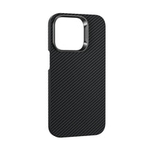 Заредете изображение във визуализатора на галерията – Benks Etui Magnetic Armor Air Kevlar Metal Frame 600D for Iphone 15 Plus black
