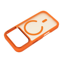 Заредете изображение във визуализатора на галерията – Case for iPhone 18 Pro / 17 Pro Forcell F-Protect Smoke Hybrid Premium compatible with MagSafe orange
