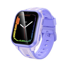 Заредете изображение във визуализатора на галерията – Smartwatch for kids 1,69" 4G GPS with call function Hoco Y108 purple

