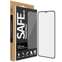 Заредете изображение във визуализатора на галерията – SAFE by PanzerGlass Edge-to-Edge tempered glass for iPhone 11 / Xr - with black frame
