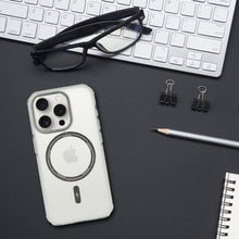 Заредете изображение във визуализатора на галерията – Liavec Smooth Feeling Magsafe Case for Iphone 15 Pro white

